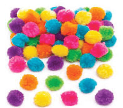 pom pom and cup game
